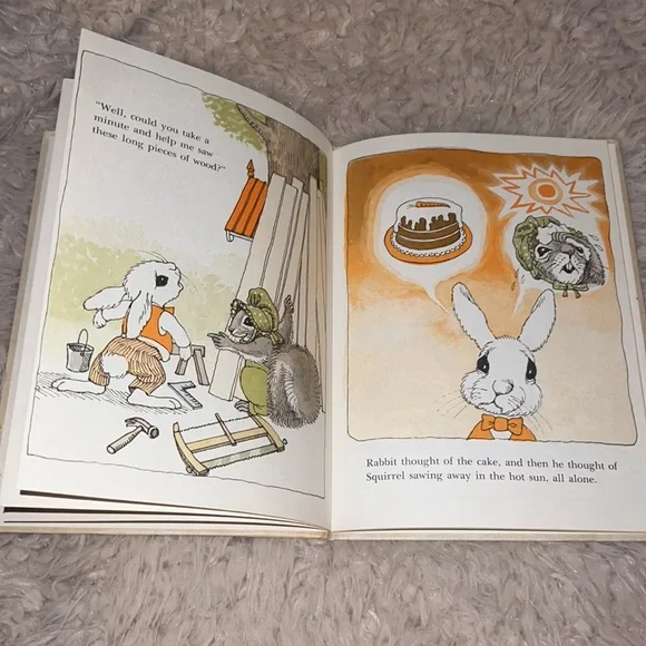 Vintage 70s Rabbit Finds A Way Picture Story Book - Picture 4 of 5